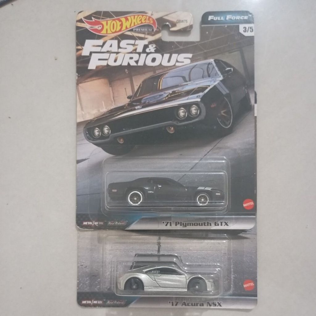 hotwheels premium fast and furious full force