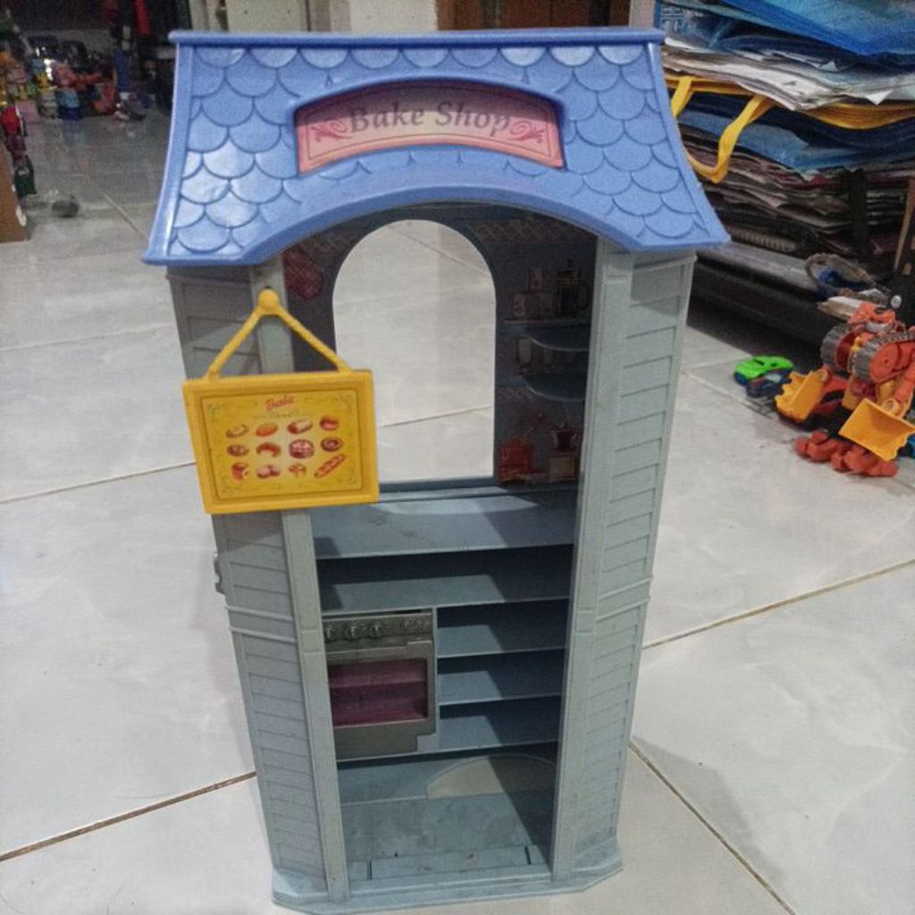 Diorama Barbie Bake Shop playsheet ori