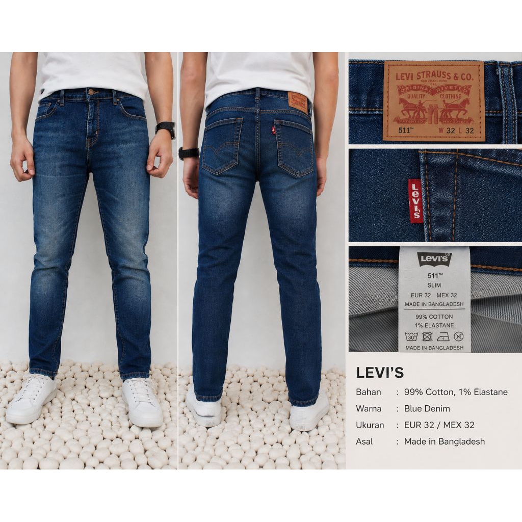 BEST SELLER   Celana Jeans Pria second branded pria slim fit & Reguler Fit-murah Kualitas import