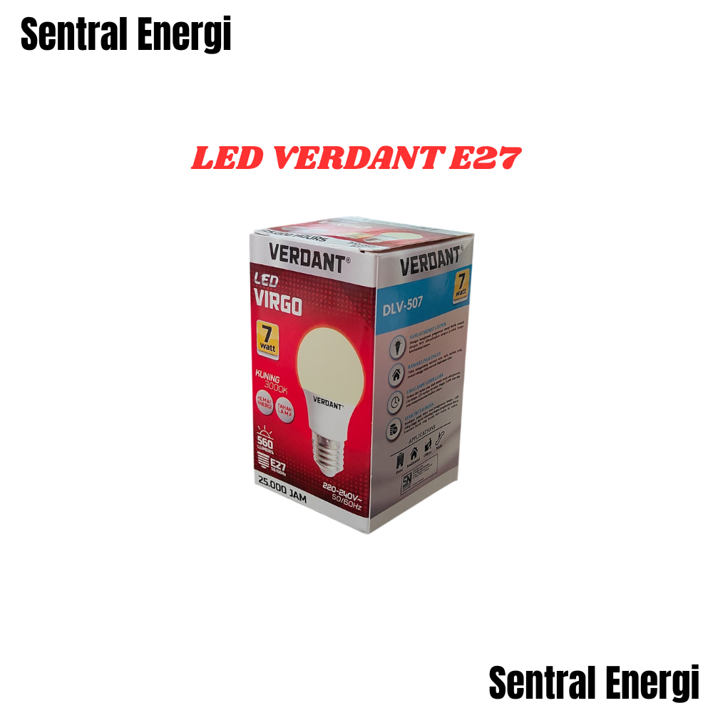 Lampu Verdant Virgo LED / LED Bulb Verdant Virgo 3w, 5w, 7w, 9w & 11w