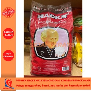 Permen Hacks 500gr - Rasa Hangat, Sensasi Menthol, Permen Batuk Asli