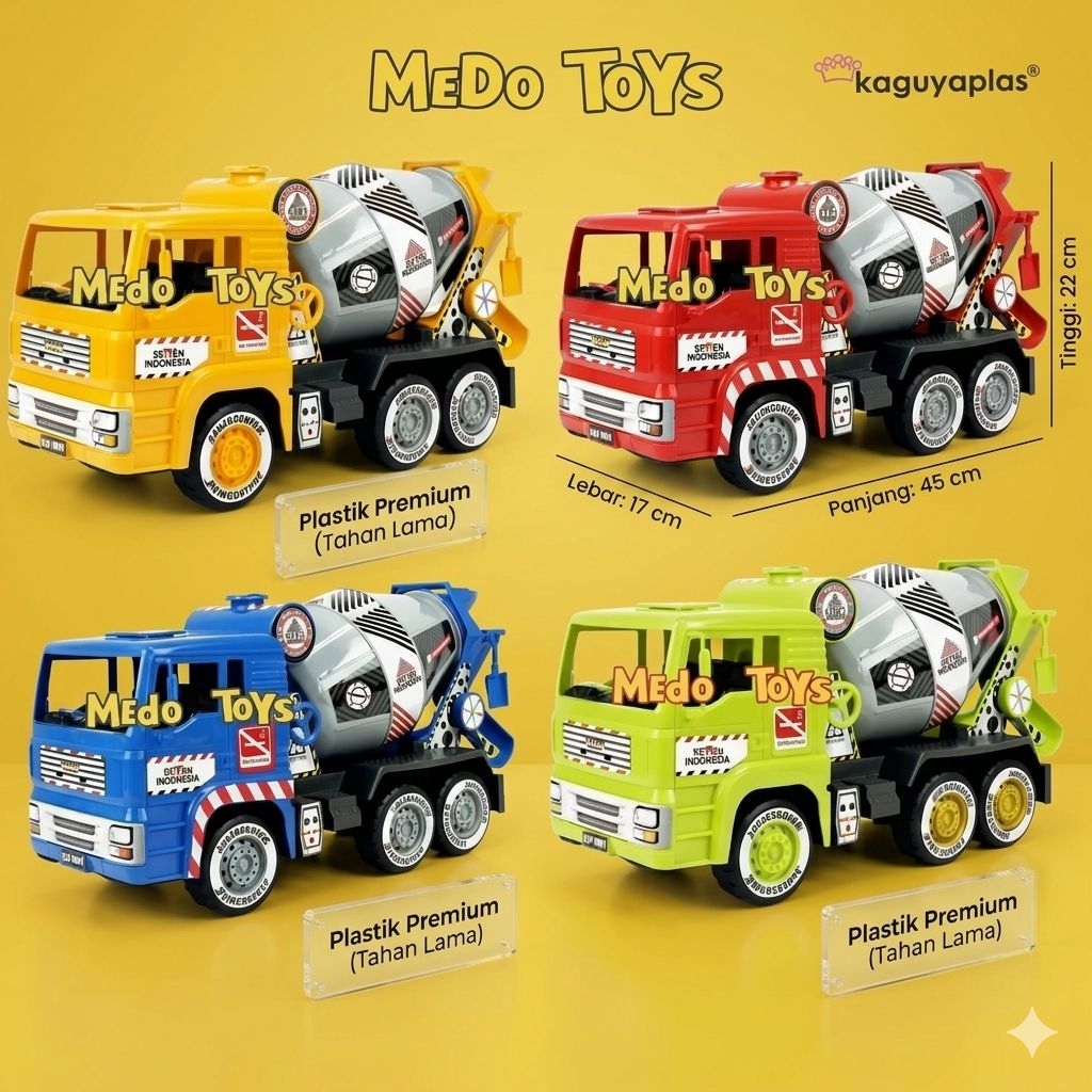 MAINAN ANAK MOBIL MOLEN JUMBO KGP PLASTIK PREMIUM MIXER