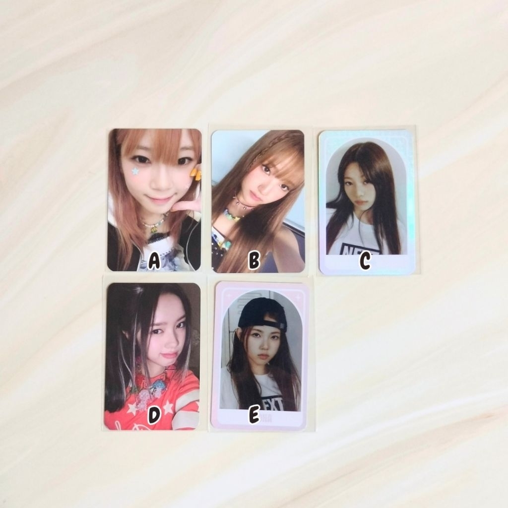 Unis Photocard Official Hyeonju Nana Gehlee Kotoko Yunha Elisia Yoona Seowon Album Universe Ticket W