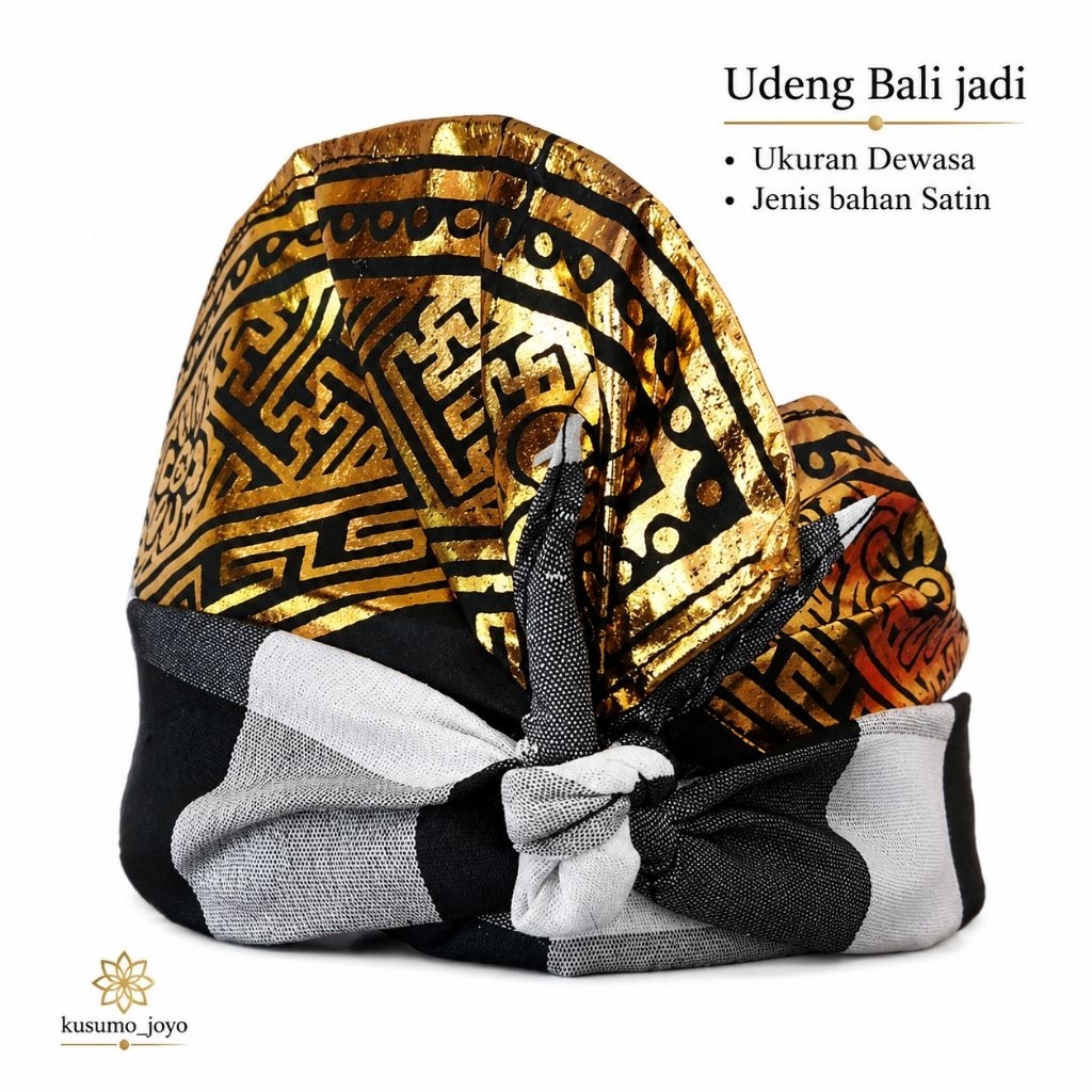 Udeng Bali Prada Jadi Untuk Upacara Adat & Fashion Bali