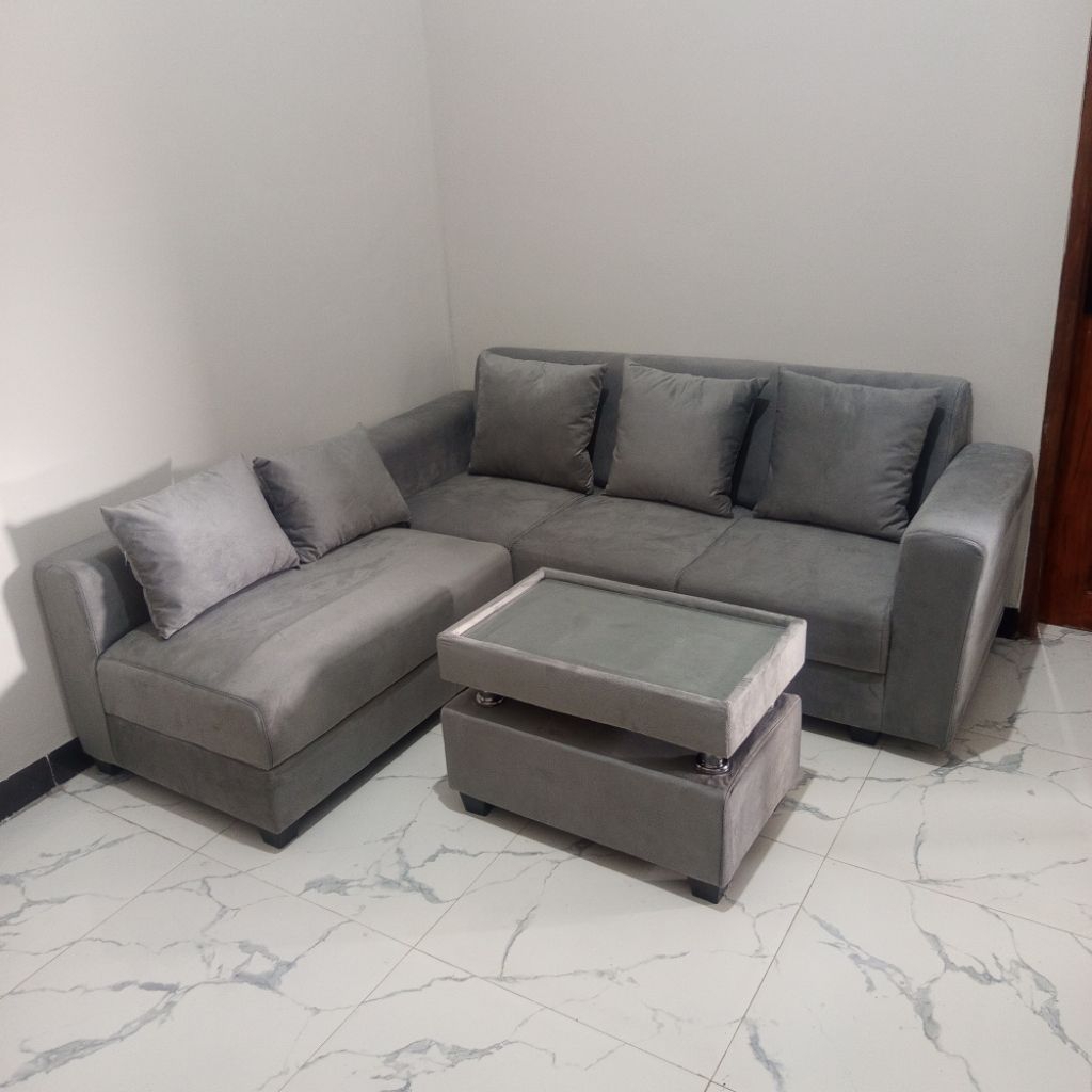 SOFA MINIMALIS L PUTUS BLUDRU FULLSET