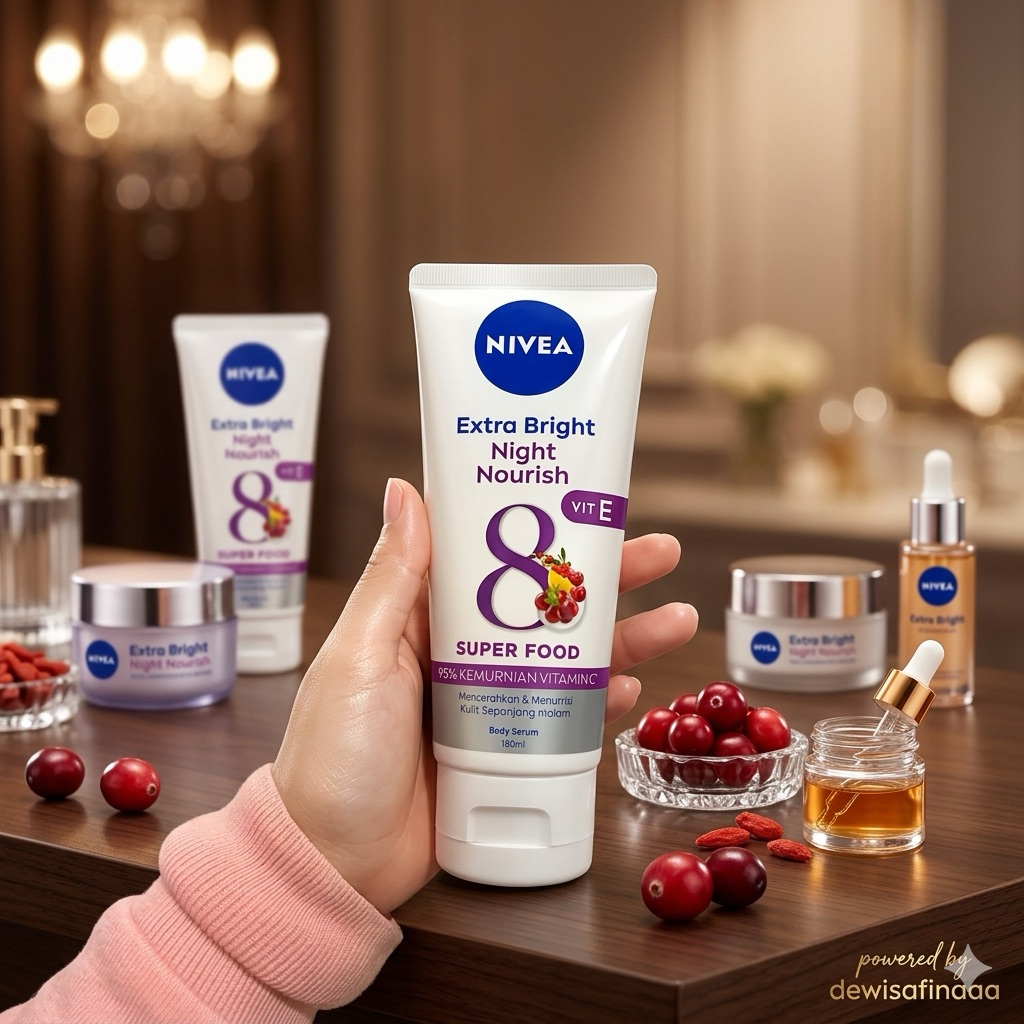 Body serum nivea night nourish 180ml / Nivea Night Nourish Body serum 180ml