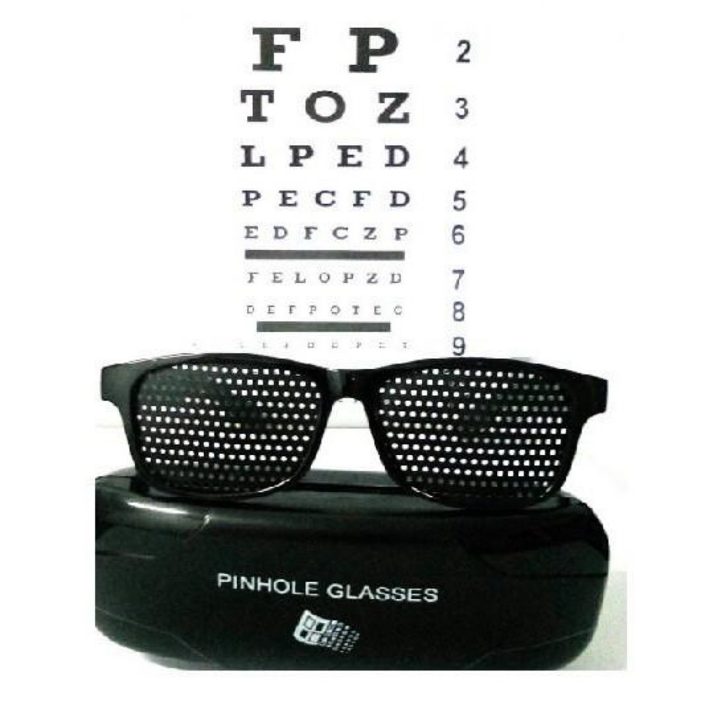Kacamata Terapi Pinhole Glasses Original dan Terpercaya untuk Myopia Hypermetropia Astigmatisma Kata