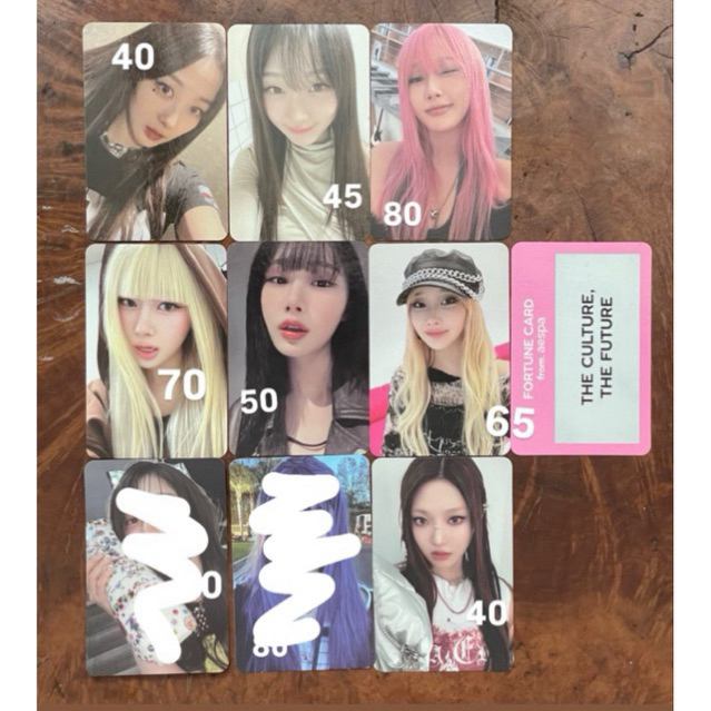 aespa giselle photocard