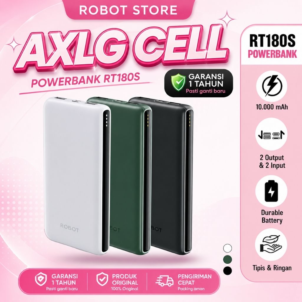 ROBOT RT180S Powerbank 10000 Mah
