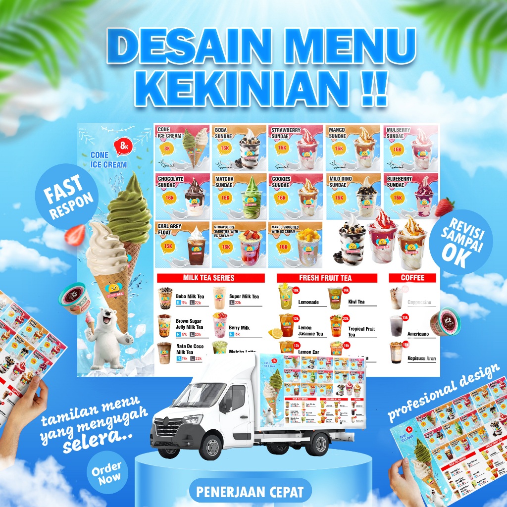 Jasa Desain Menu Makanan & Minuman Profesional | Menu Restoran & Cafe – DC ID