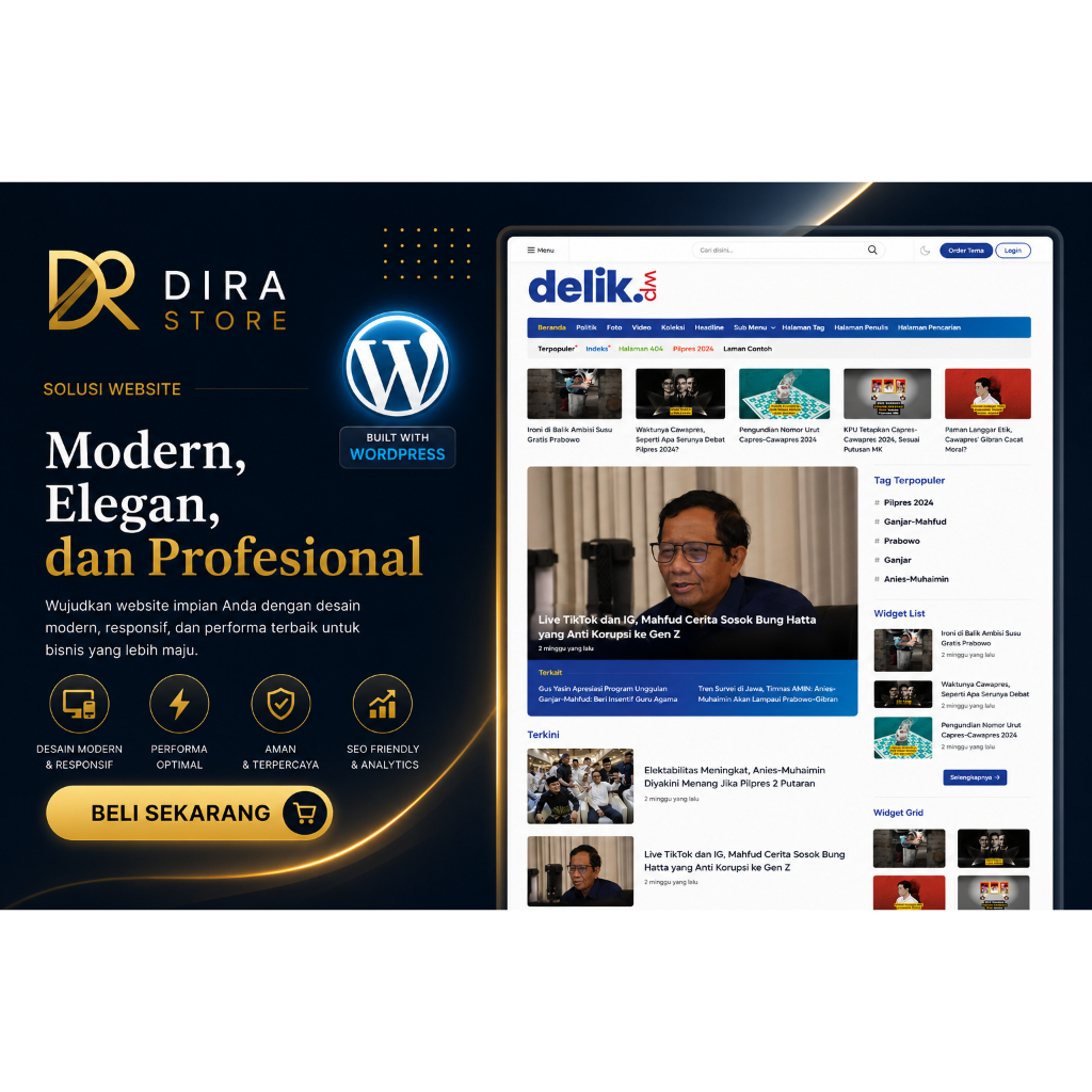DelikWP Template WordPress Berita Mirip Detik.com