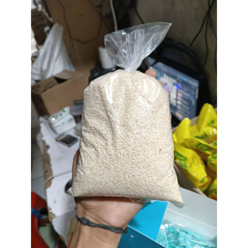 Biji wijen putih lokal/impor