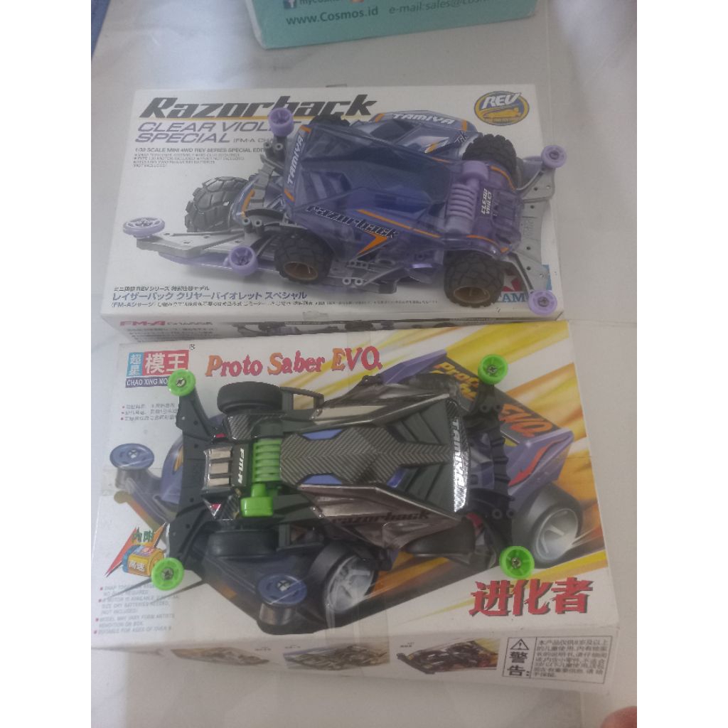 tamiya razorback - clear violet special dan razorback