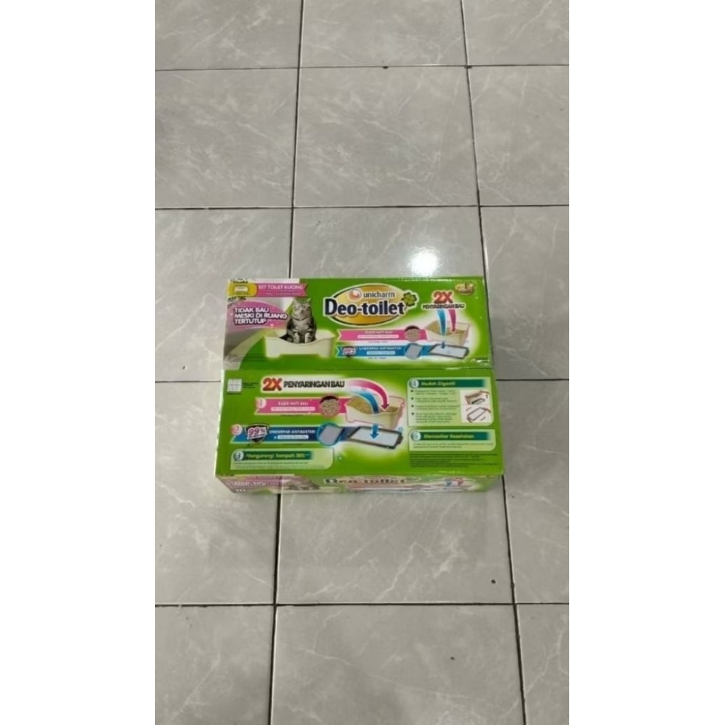 Deo-Toilet Unicharm set toilet kucing