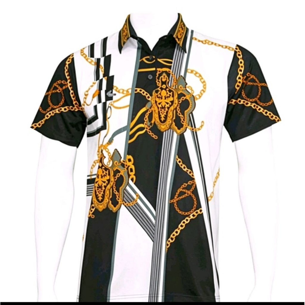 kaos kerah kemeja pria crocodile diamond 2199-164