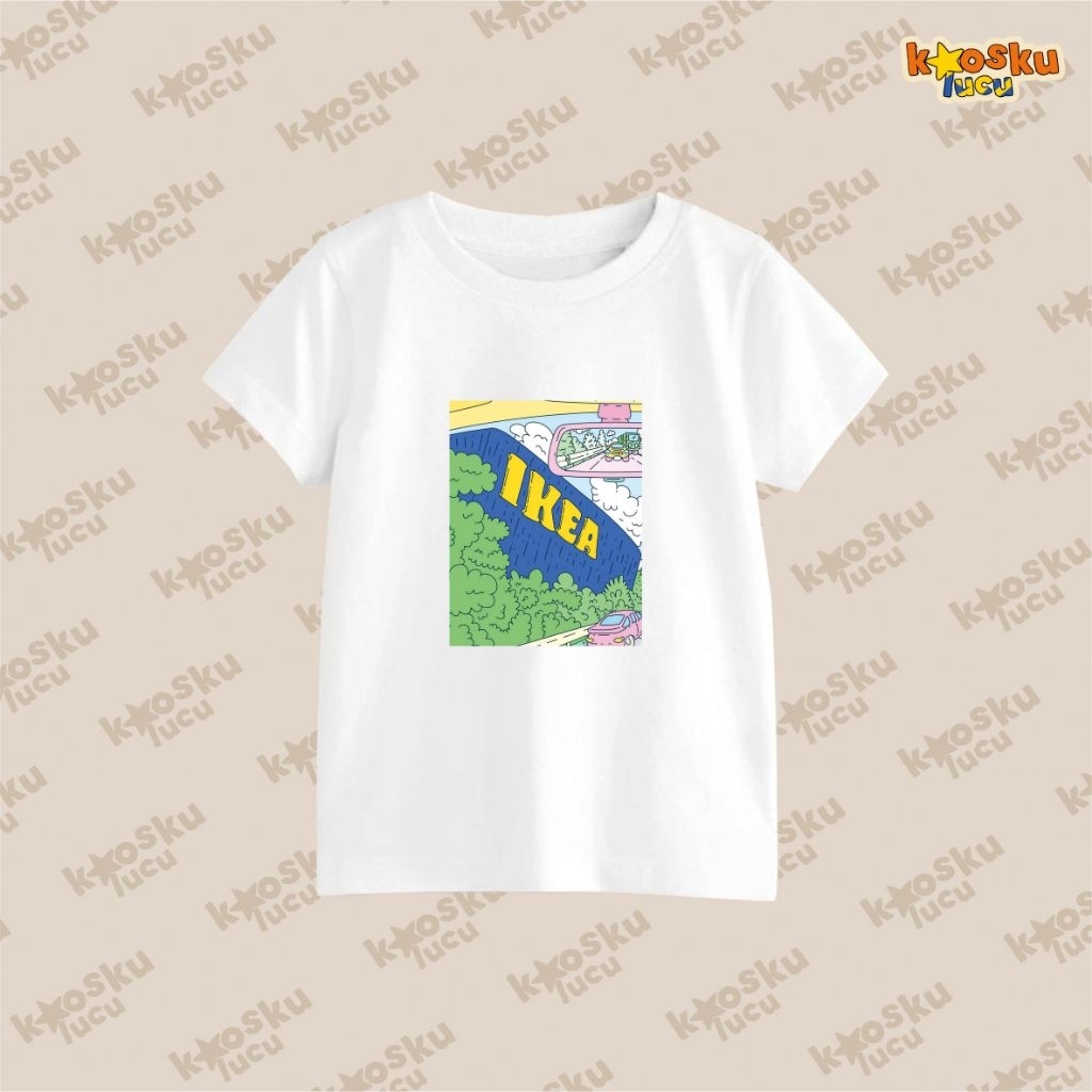 KAOS LUCU ANAK IKEA 1-12 tahun KEKINIAN SKENA VIRAL COLOURFUL