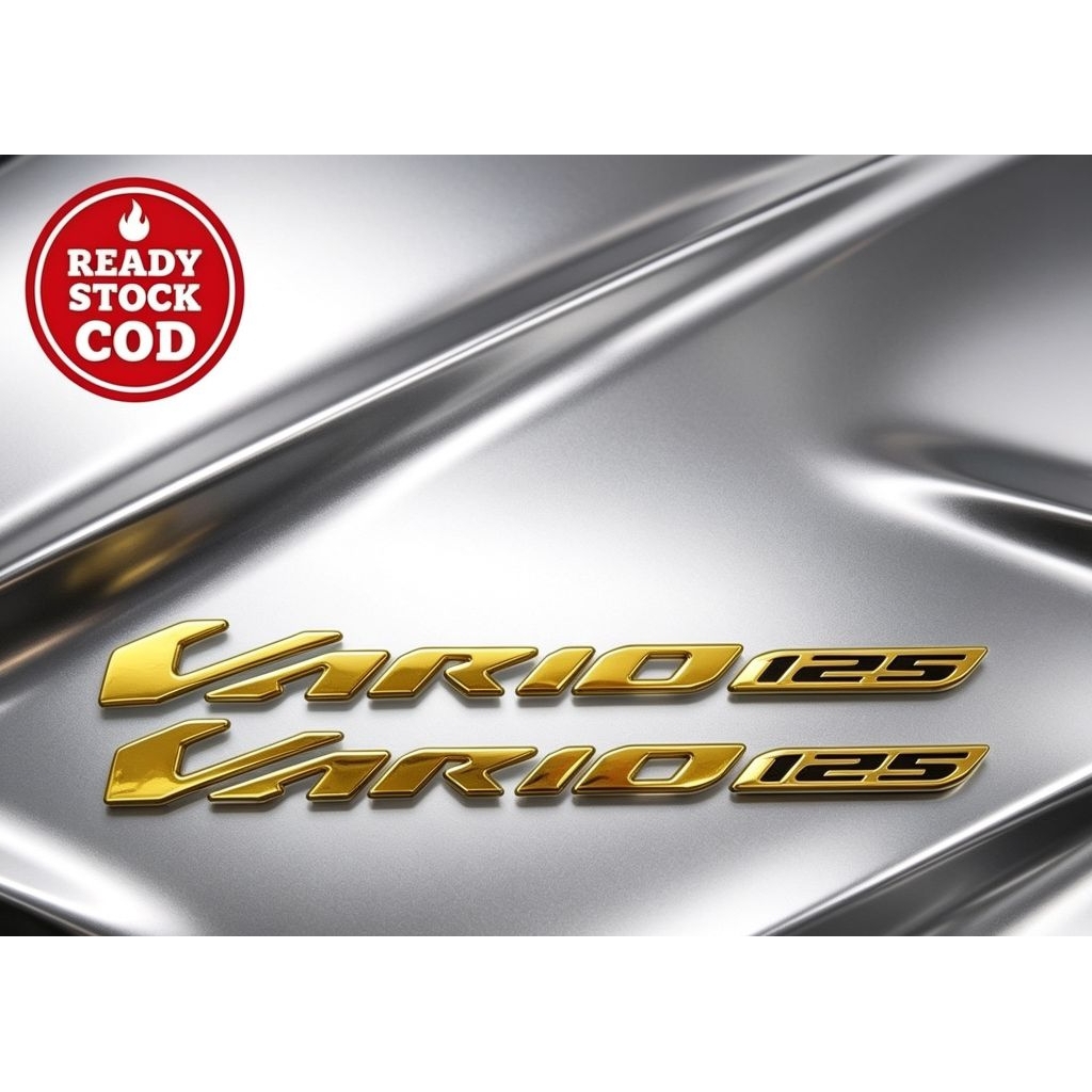 emblem Vario 125 gold resin sepasang