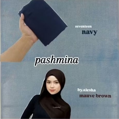 preloved pasmina navy dan brown