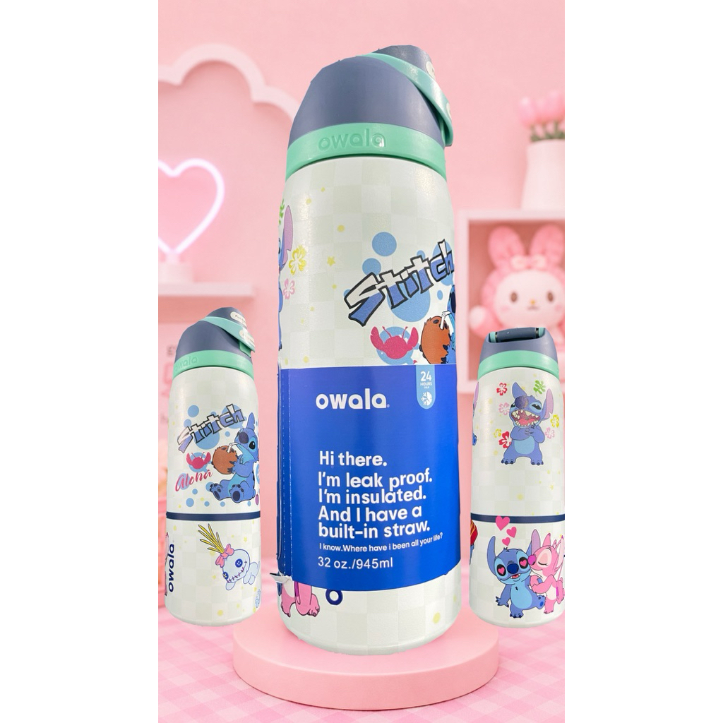 Tumbler Owala FreeSip 32oz - Stitch
