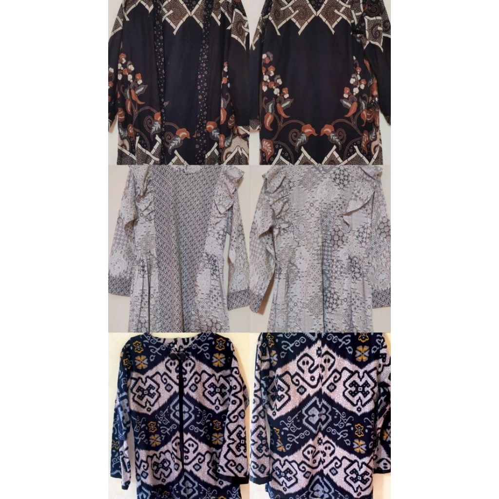 Preloved Baju Batik Kantor Wanita