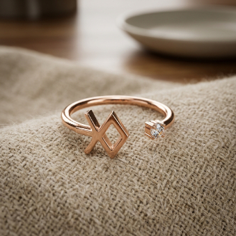 Cincin Exo Wanita Adjustable Suasa Kuningan Asli Lapis Emas Gold Rosegold Silver Cincin Fashion - JN