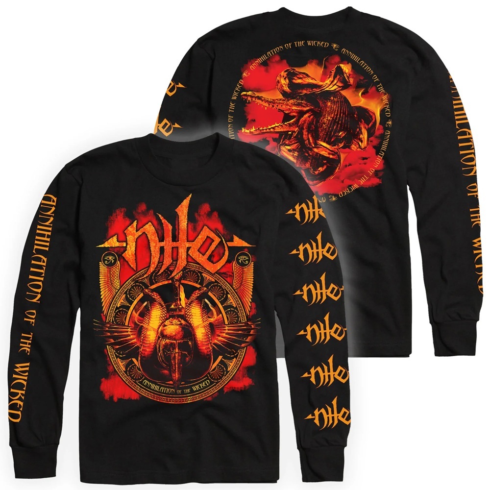 NILE ANNIHILATION TAG GILDAN HEAVY SIZE L T SHIRT