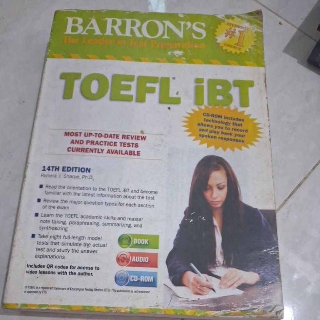 BUKU TOEFL iBT BARRONS