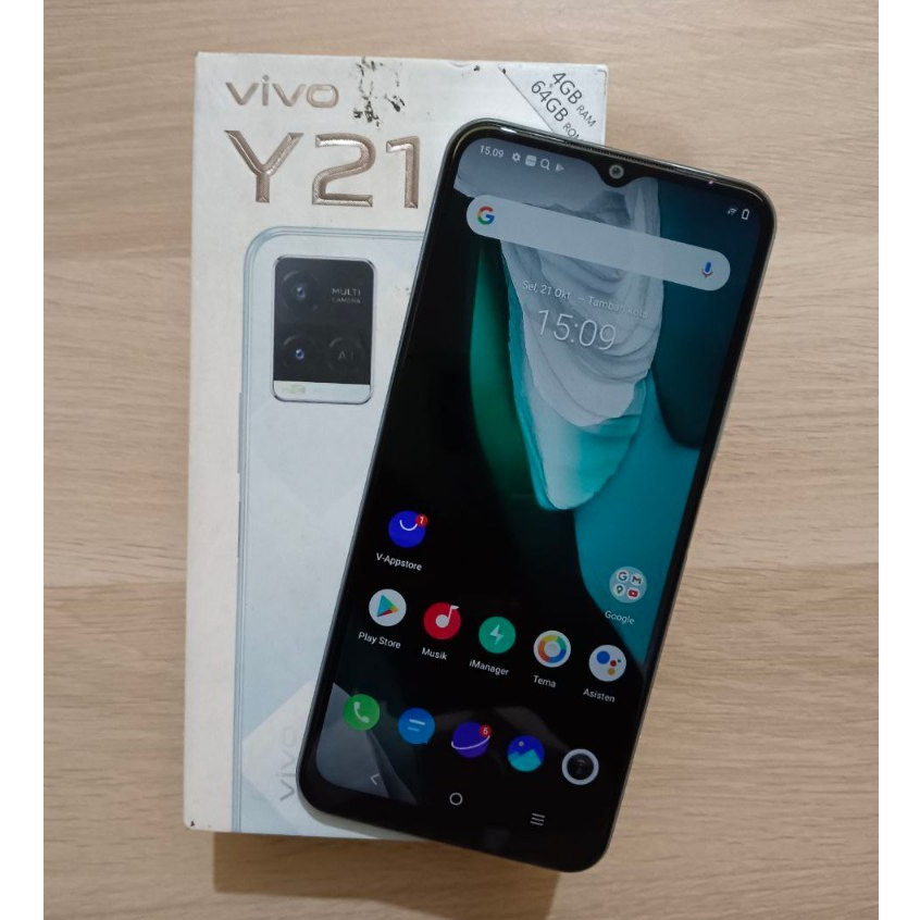 Vivo Y21A 4/64 SECOND Mulus 95%