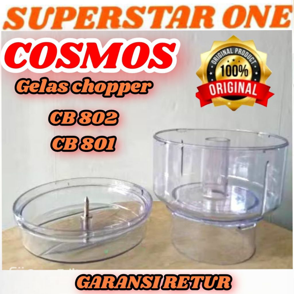 Gelas Chopper  Cosmos CB-801 Chopper Glas Cosmos CB,801 Original
