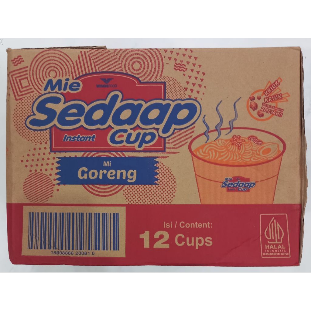 Mie Sedaap Cup Goreng 1 Dus