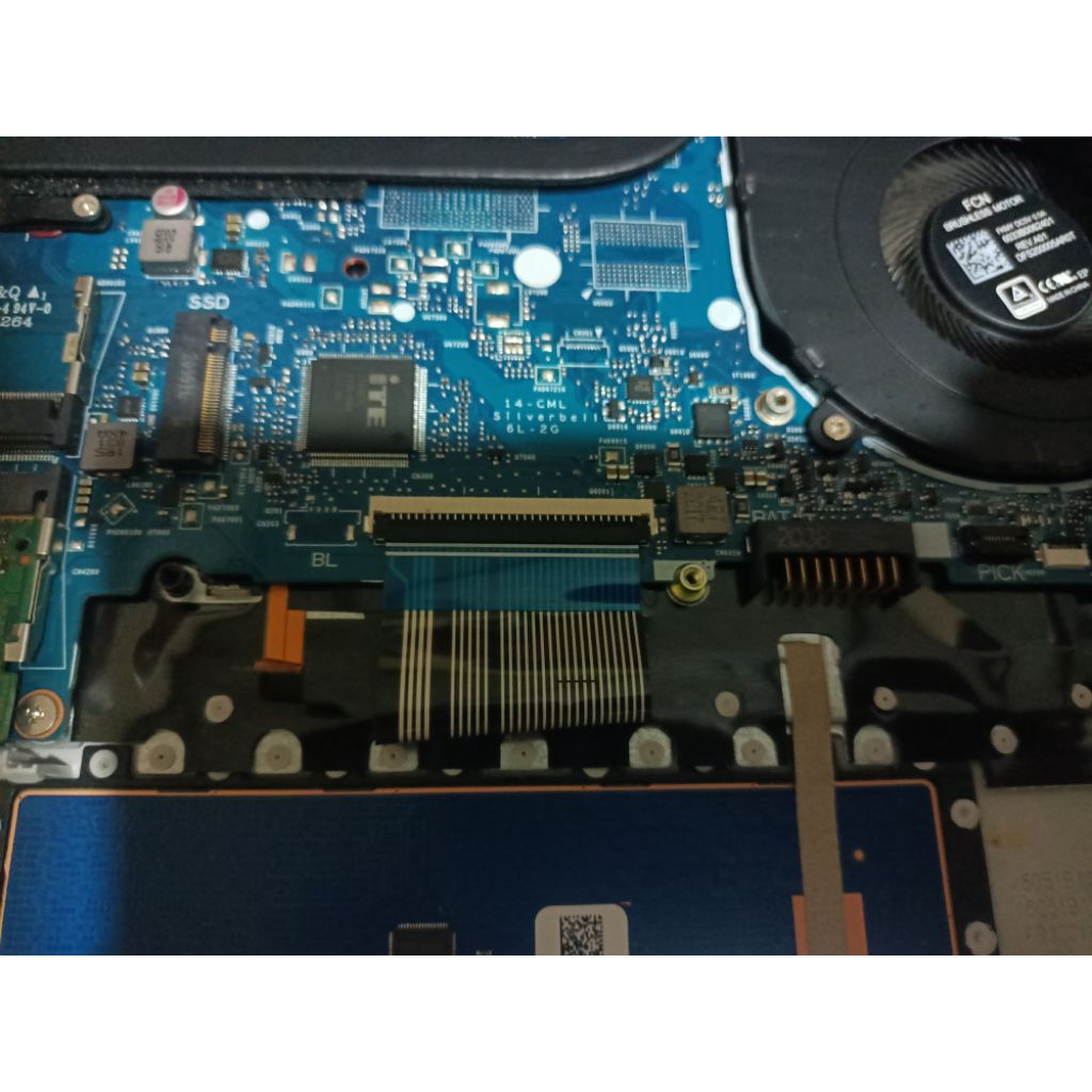board laptop hp 14s cml core i5 gen 10