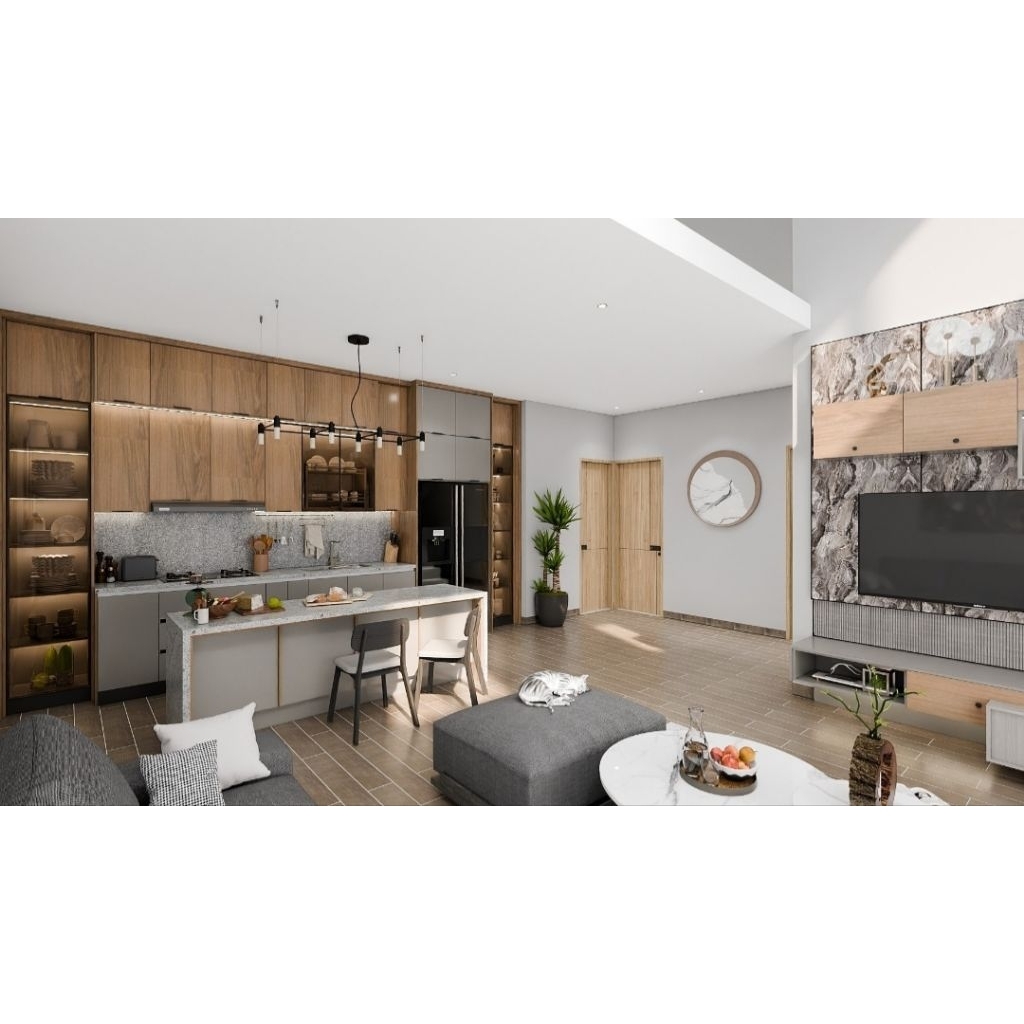 Jasa desain interior rumah tinggal - cafe - resto - kantor