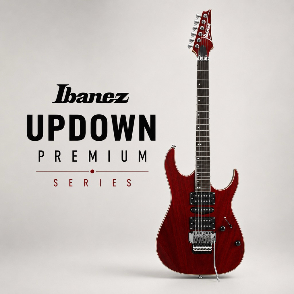 GITAR ELEKTRIK IBANEZ PREMIUM/RG MII UPDOWN PU GNB TREMOLO FLOYD ROSE