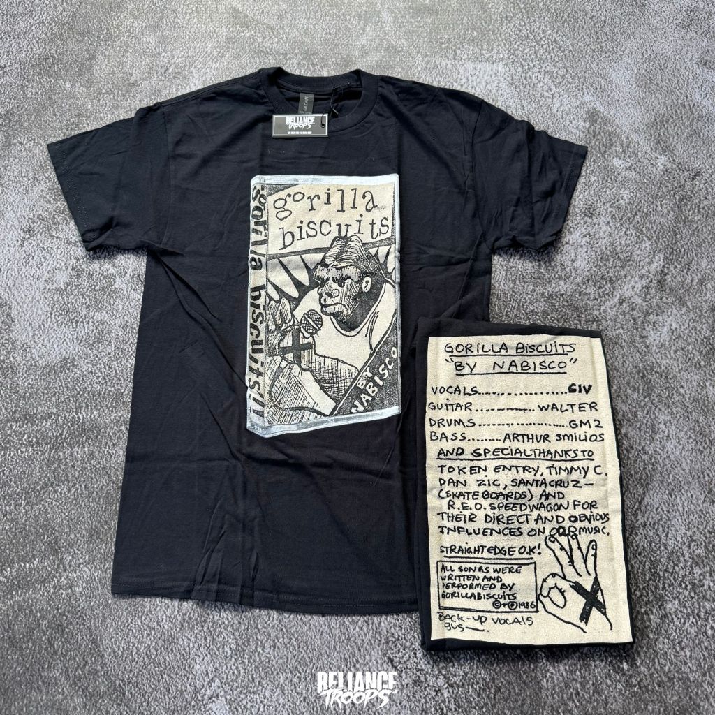 T-shirt Official | Gorilla Biscuits - Demo (Black)
