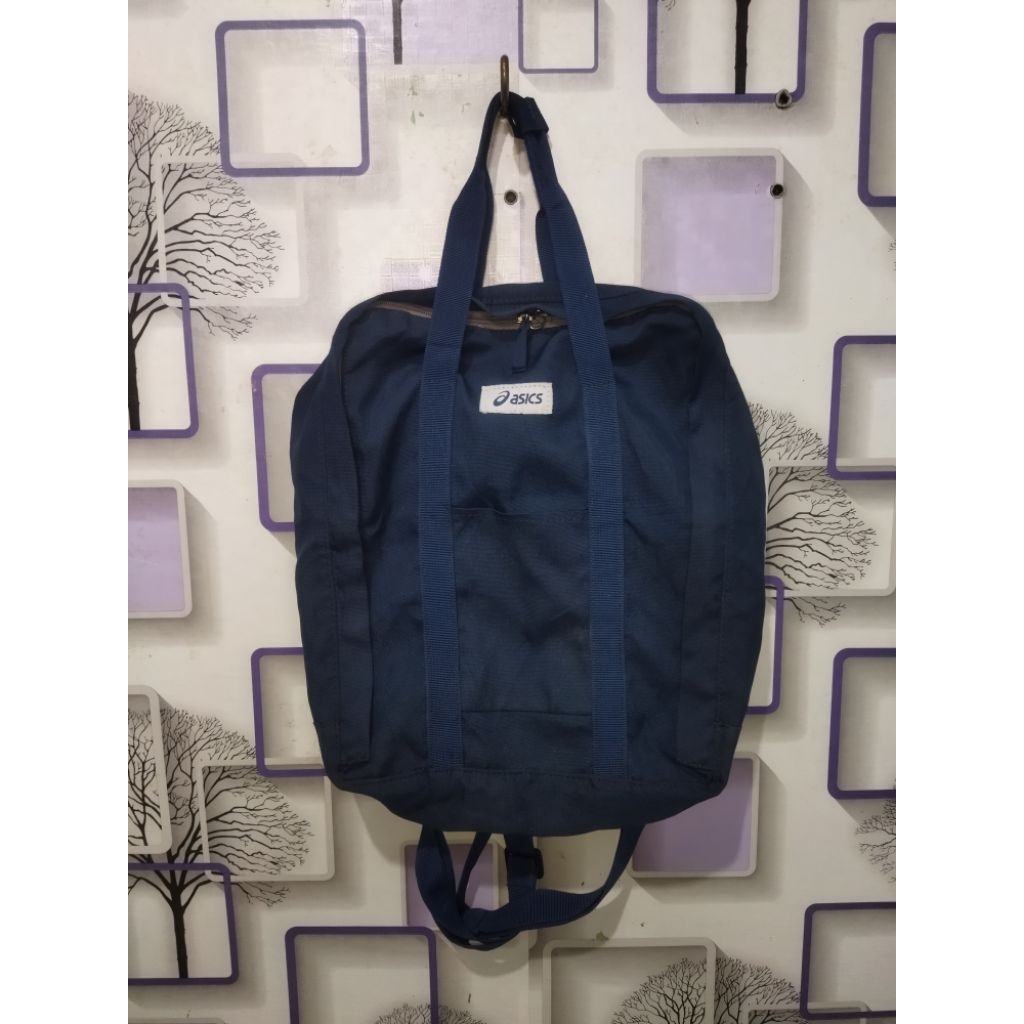 Ransel asics navy autentik