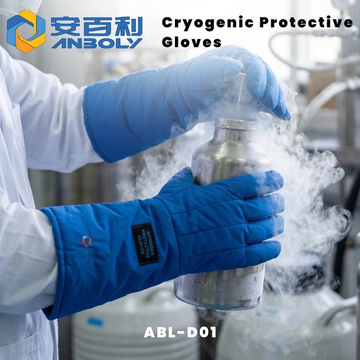 Sarung Tangan Cryogenic Liquid Nitrogen ANBOLY ABL-D01 - Tahan Suhu Rendah Anti Beku
