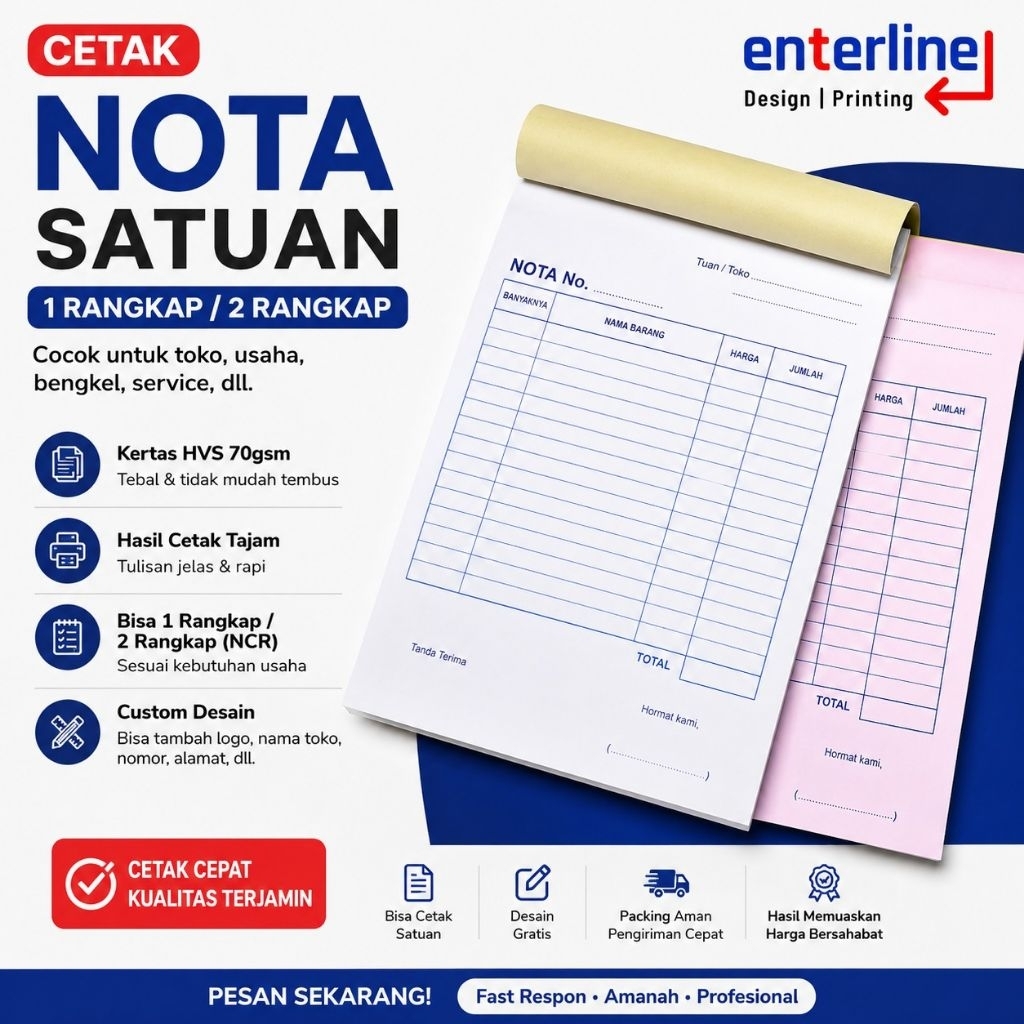 Nota NCR 2 Ply