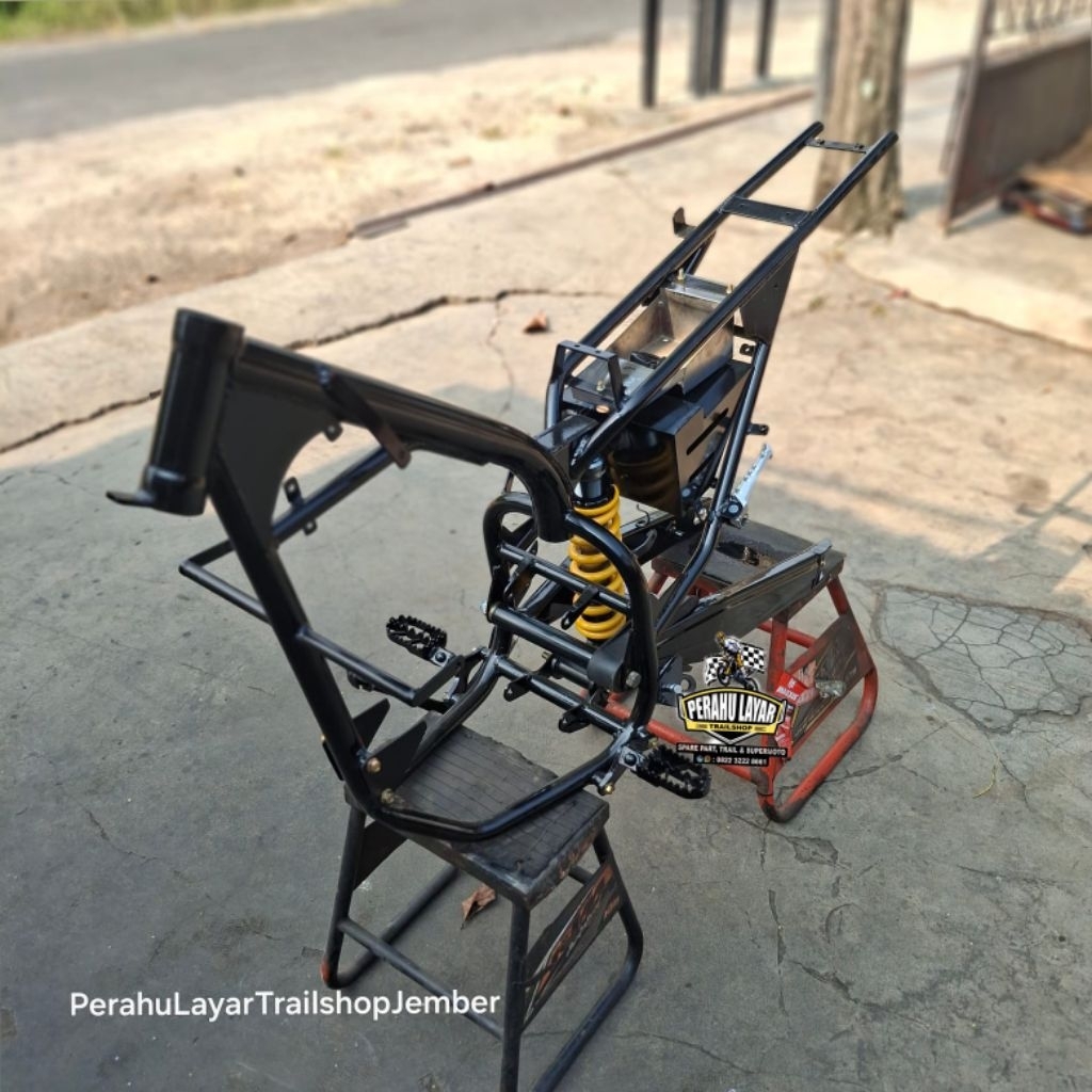 frame rangka kerangka body Rolling sasis casis CRF premium PNP MESIN : TIGER, MP mono, mp Primus, VE