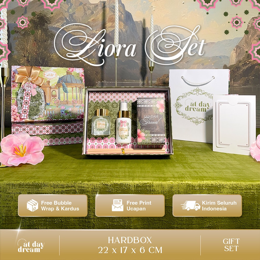 LIORA Gift Set Hampers Hardbox Souvenir & Gift Wedding Birthday Wisuda - at daydream