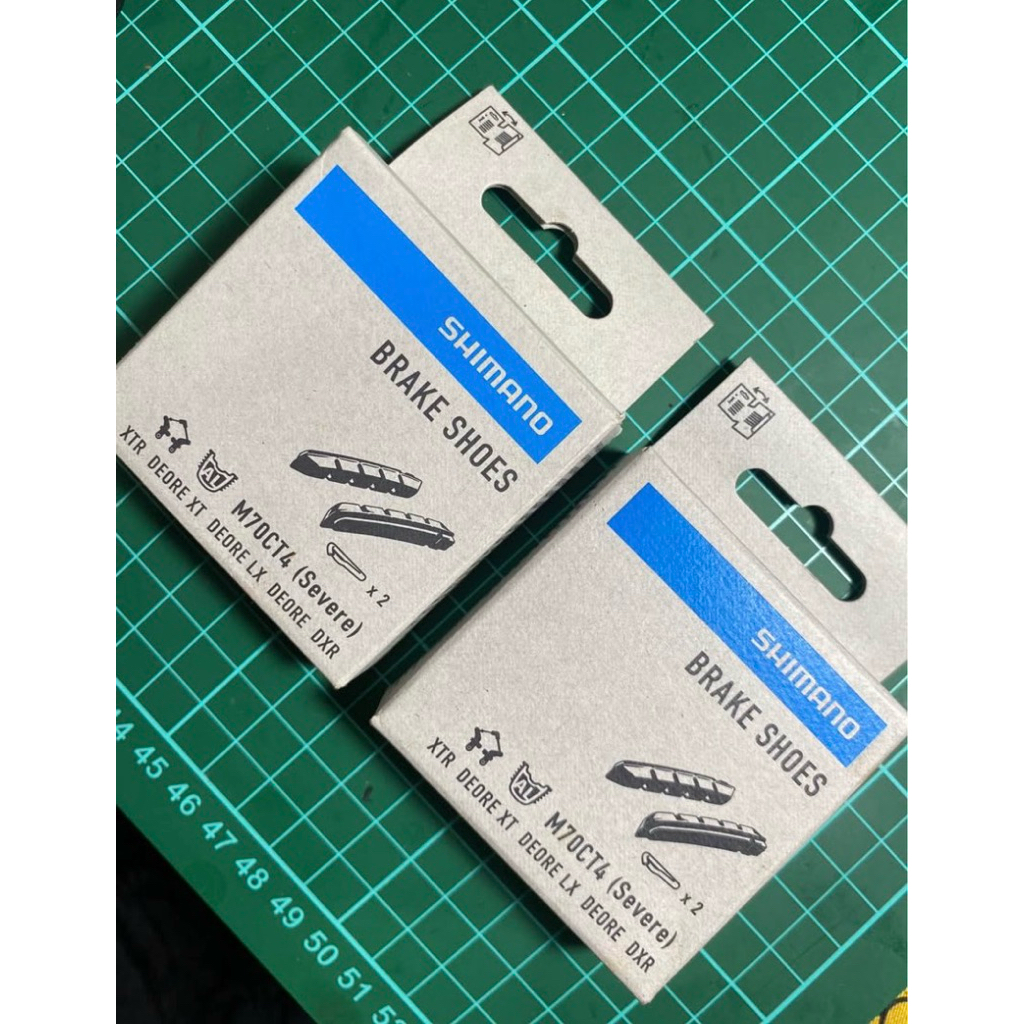 Kampas Rem Sepeda-Shimano M70CT4 Severe Original Baru Kampas Rem V Brake Cantilever Deore LX XT XTR