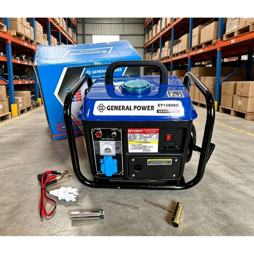 GENERAL Genset 650Watt GENERAL ET1300DC 2TAK / Genset Listrik 650 Watt Power Generator  Genset Rumah