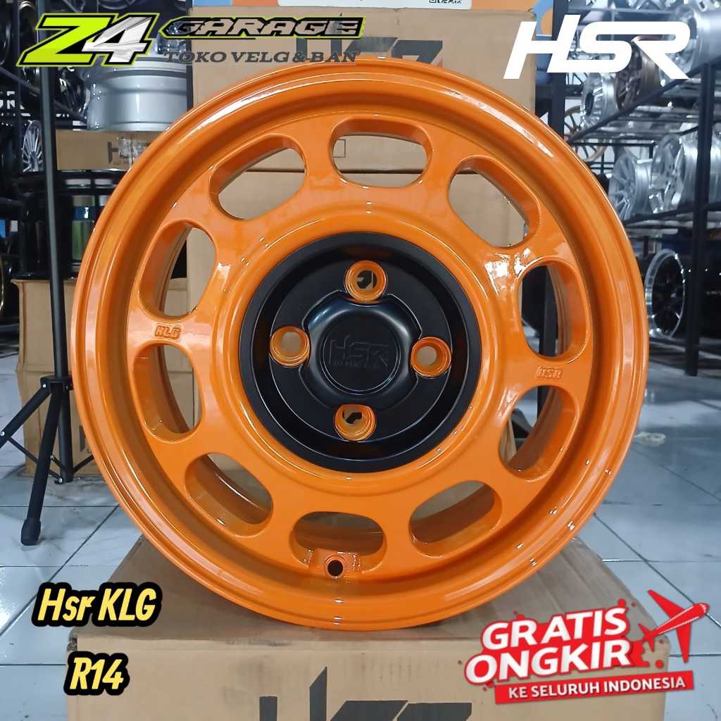 Velg racing Hsr KLG R14 Tampilan classic