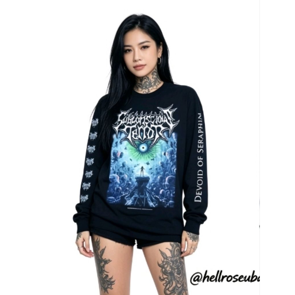 SUBCONSCIOUS TERROR - Devoid Of Seraphim - LONGSLEEVE / TSHIRT DISTRO / TSHIRT BAND METAL ORIGINAL /