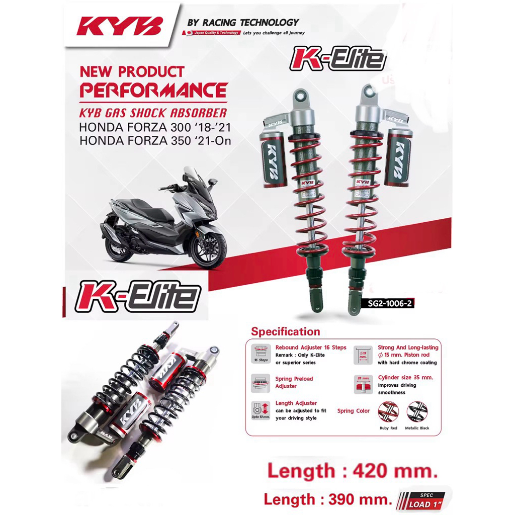 Shockbreaker KYB ELITE Honda FORZA Original