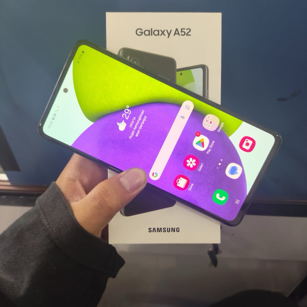 Samsung a52 ram 8/256 second resmi sein fullset original termurah