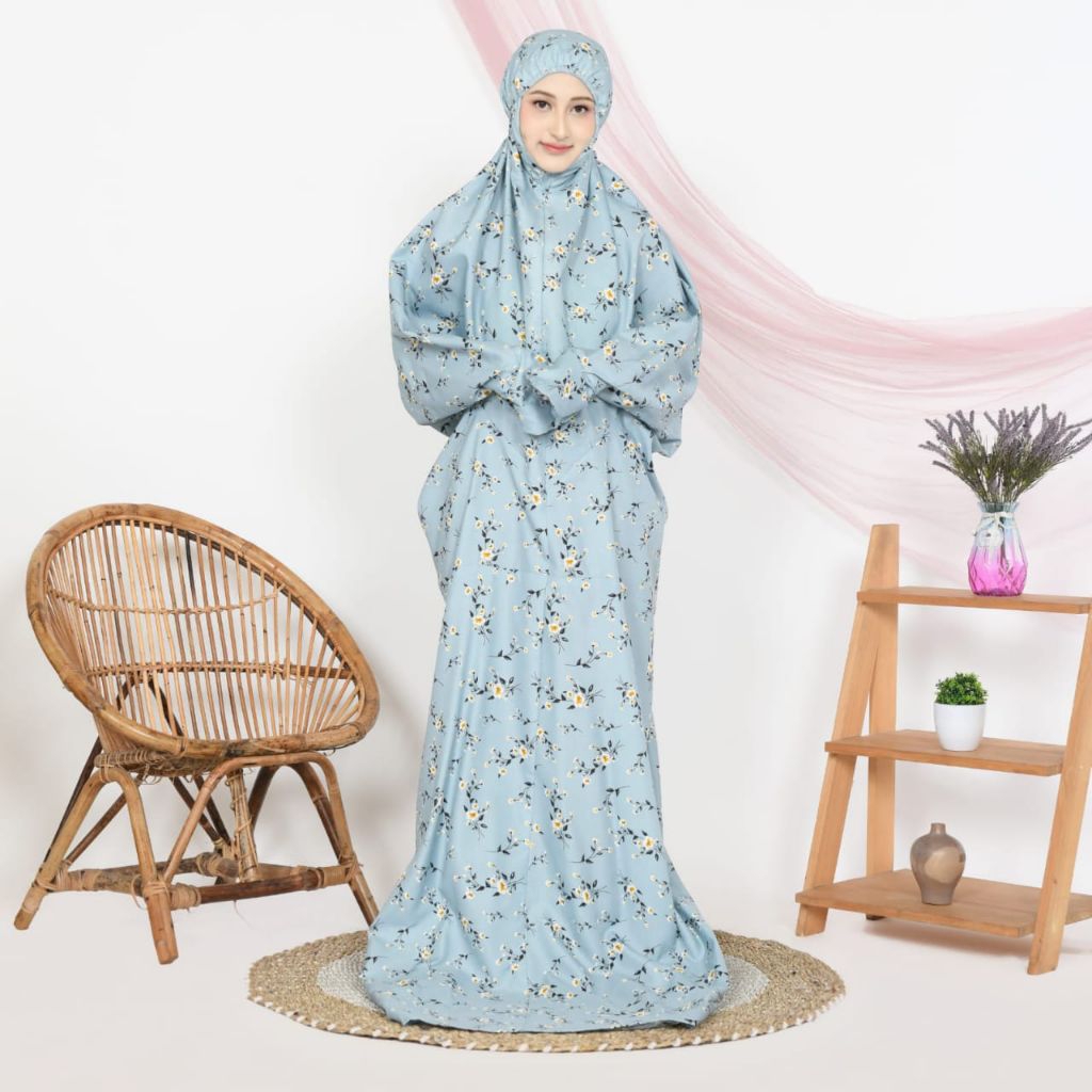 Mukena dewasa Traveling Terusan Premium