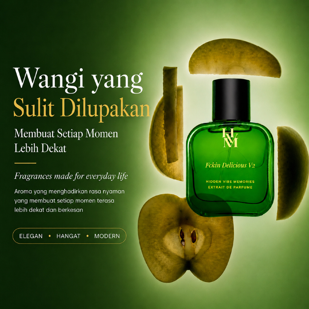 HVM Fckn Delicious V2 35ML Extrait de Parfum Unisex Fruity Floral Vanilla Amber Tahan Lama