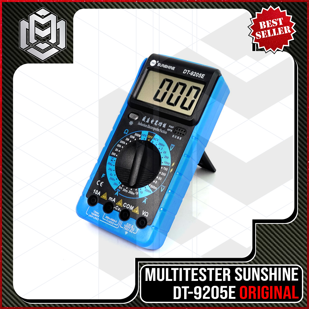 MM - Multitester Digital Sunshine DT-9205E / Multitester Digital Avometer Digital DT-9205E