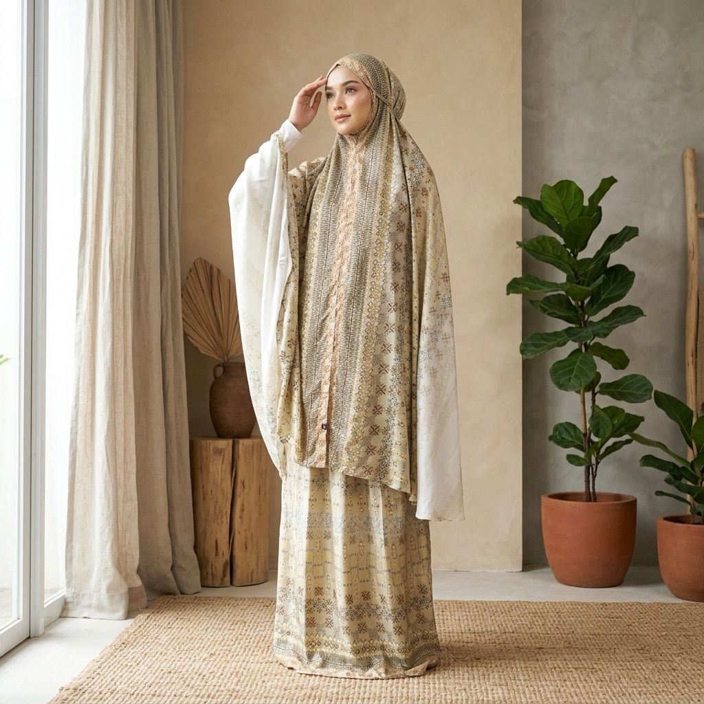 DAFFHIJAB | Adeeva mukena series | mukena motif series elegan