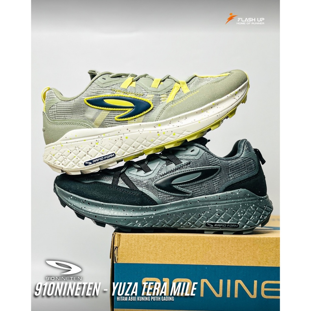 SEPATU TRAIL RUN NINETEEN / SEPATU TRAIL RUN 910 / SEPATU HIKING / SEPATU GUNUNG - YUZA TERA MILE